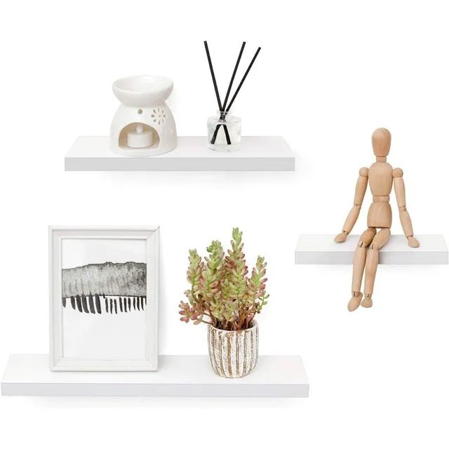 Kit X3 Repisas Flotantes Minimalistas