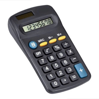 Mini Calculadora 8 Digitos Bolso Escritorio Solar E Bateria Mini Calculadora 8 Digitos Bolso Escritorio Solar E Bateria