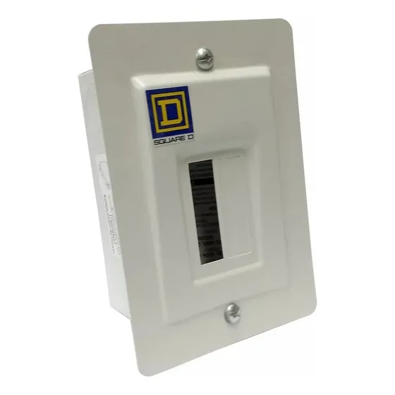 Centro De Carga Square D Qod2 Empotrar (220v - 50a, Marfil)