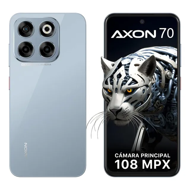 Zte Smartphone Axon 70 Gris Cámara 108mp 256gb Ram 16gb (6+10 Dimámica)