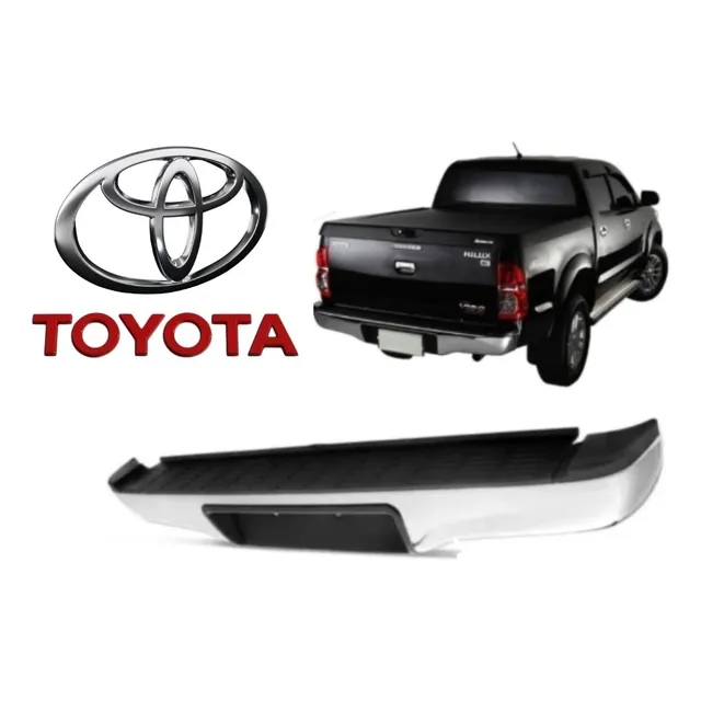 Parachoque Trasero Plano Hilux 2011 2012 2013 2014 2015 16 