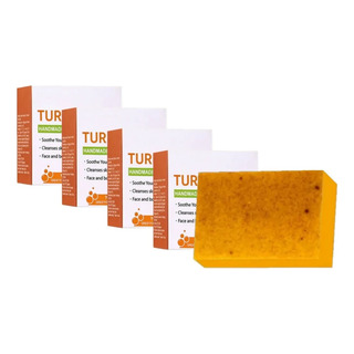 4 Jabón Blanqueador E Iluminador Con Jabón De Cúrcuma. 4 Jabón Blanqueador E Iluminador Con Jabón De Cúrcuma.