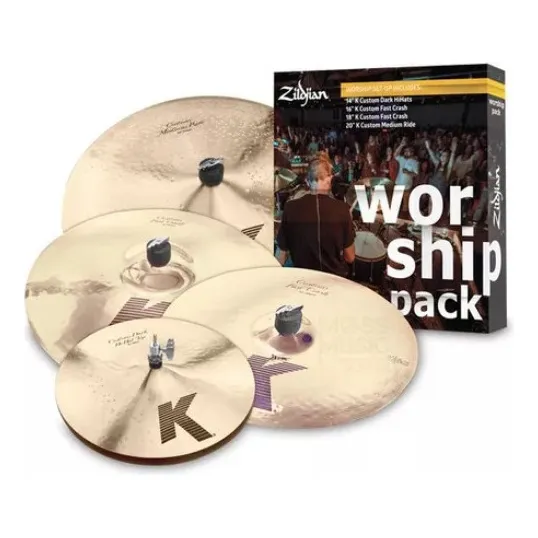 Kit De Platos 14 16 18 20 Zildjian Kc0801w Workship K Custom