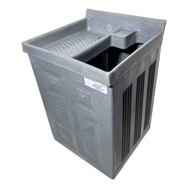 Lavadero Plástico 60x60x80 260 Litros Tanque Con Desagües