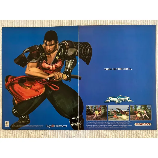 Anuncio Vintage Original Soul Calibur - Dreamcast