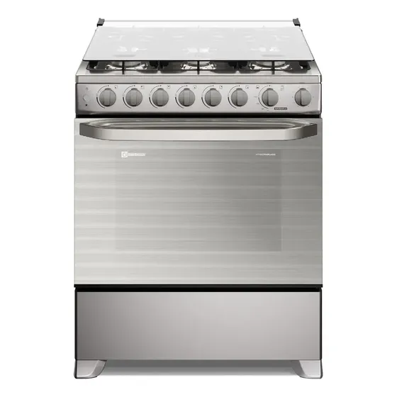 Cocina Electrolux 6 Hornillas 76 Cm Inox Fe6tmr Gris | Cuotas sin interés