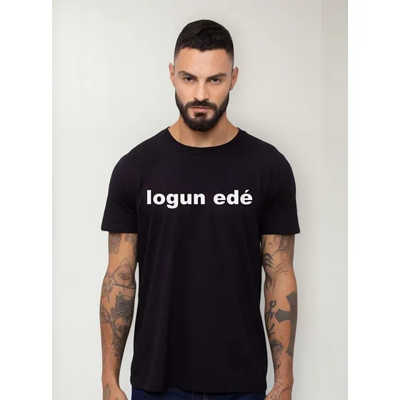 Logun Edé Camisa Religiosa Candomblé Umbanda Fé Camiseta R1