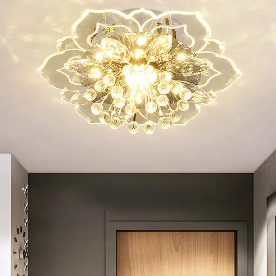 Toosci SGYUJIUG Lámpara De Techo Colgante Moderna Decorativa De Cristal Led