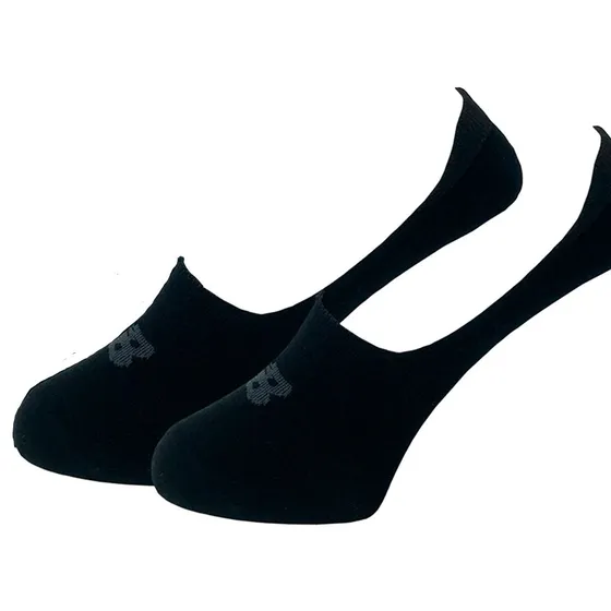 Media New Balance Extra Corta Unseen Liner 2 Pack Negro