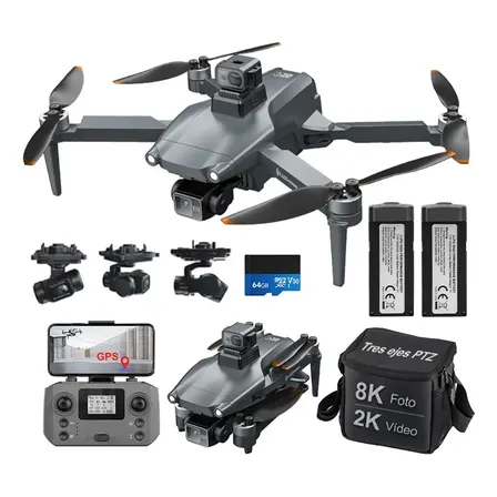 Drone L600max-evo 8k Sin Escobillas Profissional Gps Drone Preto