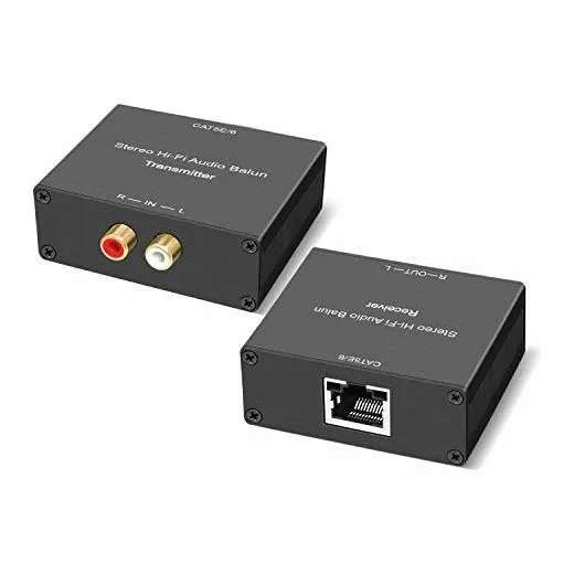 Balun Audio Fidelidad 2 Unidad Estereo Rca Extensor 6