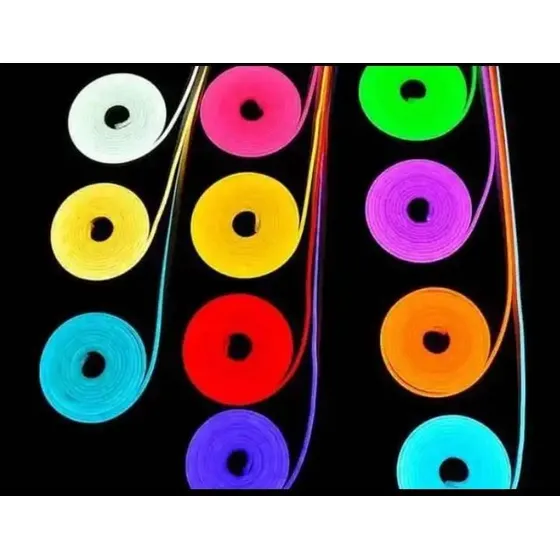 Cinta Led Neon Flex Unicolores 12voltios 5 Metros Nuevo