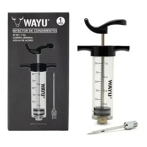 Jeringa Para Carnes Wayu Marinado Condimento Parrilla Cocina