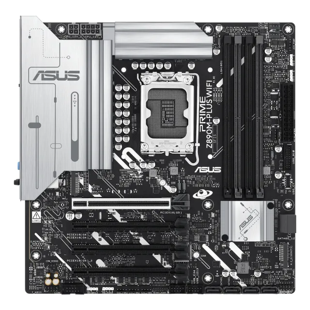 Tarjeta Madre Asus Prime Z890m-plus Wifi Lga1851 Ddr5 Usb-c Color Negro