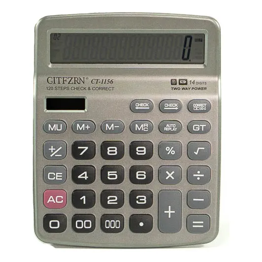 Calculadora Gitfzrn Superior Ct-1156 14 Digitos