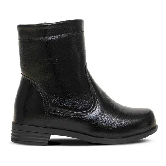 Bota Cano Curto Infantil Nº20ao27 Coturno Menina Zíper 09.09