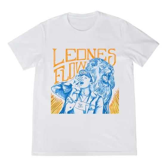 Playera Paulo Londra Leones Con Flow 2025 Tour Modelo 08