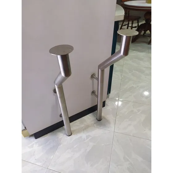 Pata En Acero Inoxidable Rubí 