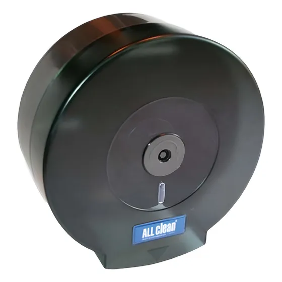 Dispensador Color Negro De Papel Higiénico 9  Pulgadas. 