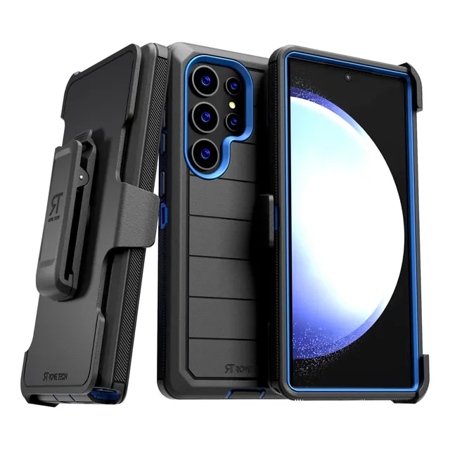 Estuche Clip Cinturon Para Galaxy S24 Ultra (2024) Negro & A