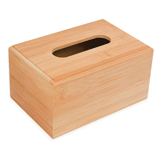 Servilletero Rectangular De Bambu