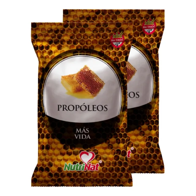 Caramelos  Propoleo 0% Azucar Sin Tacc Nutrinat 50gr Pack X2