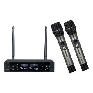 Sistema Profesional Lennon De 2 Micrófonos Inalámbricos Uhf Color Negro Sistema Profesional Lennon De 2 Micrófonos Inalámbricos Uhf Color Negro