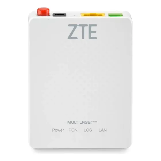 Onu Gpon Bridge F601v7,0 Zte Multilaser - Re905 Cor Branco