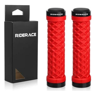 Puños Para Bicicleta Riderace Empuñadura Lock-on Mtb/fixie Puños Para Bicicleta Riderace Empuñadura Lock-on Mtb/fixie