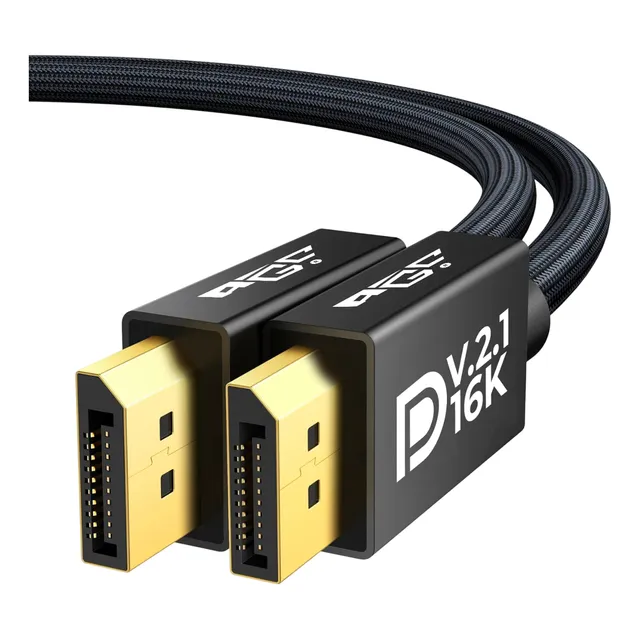 Cable Displayport 16k V2.1 (16k-60hz / 8k-120hz / 4k-240hz)