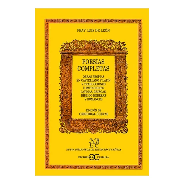 Poesias Completas Obras Propias En Castellano Y Latin Y Tra
