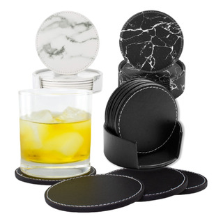 Porta Vasos Tazas Universal Mesa Moda Curpiel Elegantes 7pc Porta Vasos Tazas Universal Mesa Moda Curpiel Elegantes 7pc