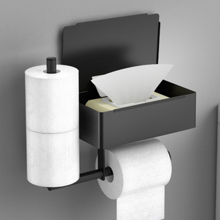 Soporte De Papel Para Inodoro Con Toallitas Húmedas Montado Soporte De Papel Para Inodoro Con Toallitas Húmedas Montado