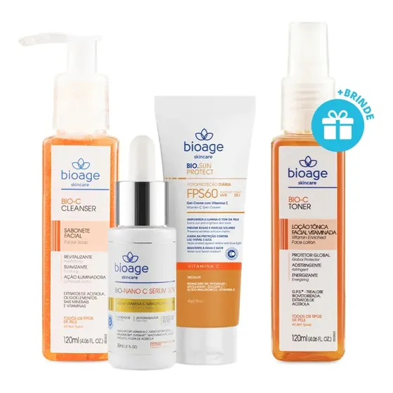 Rotina Vitamina C Bioage (brinde Toner)