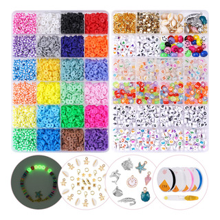 Cuentas De Arcilla 7200pzs 24 Colores Para Hacer Pulseras Cuentas De Arcilla 7200pzs 24 Colores Para Hacer Pulseras