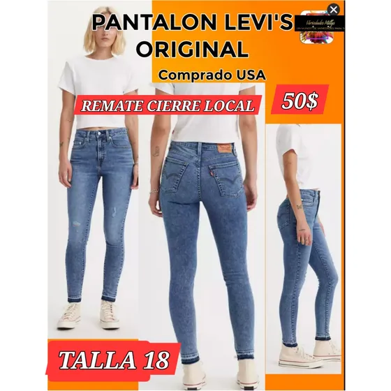 Pantalon Levi's Original Talla 18