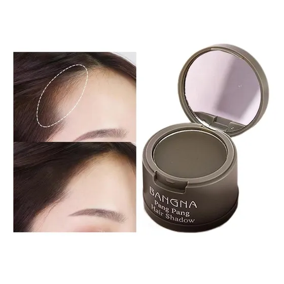 Bangna Hair Shadow Sombra Em Pó P/ Cabelo Barba Sobrancelha Cor 01 Castanho Escuro