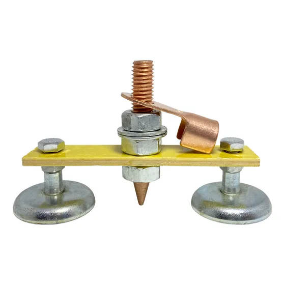 Conector Magnético Toma Tierra Doble Imán Neodimio Soldar