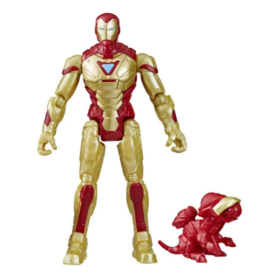 Figura Iron Man Marvel Mech Strike Mechasaurs