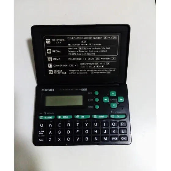 Calculadora Agenda Casio Digital Data Bank Dc-2000 130.
