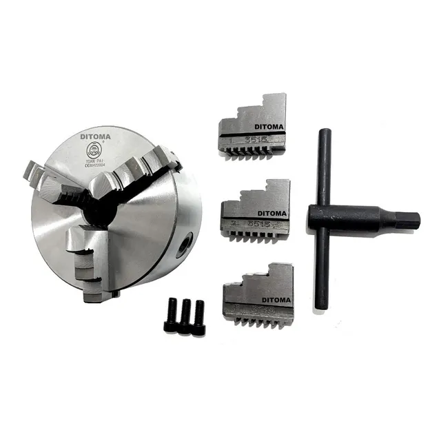 Plato De Torno 3 Mordaza Autocentrante Ø 130mm Yuanpai Chuck