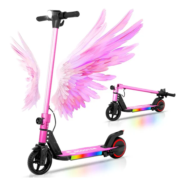Scooter Eléctrico Plegable Patín 5.2ah 18km/h 500w Luz Led
