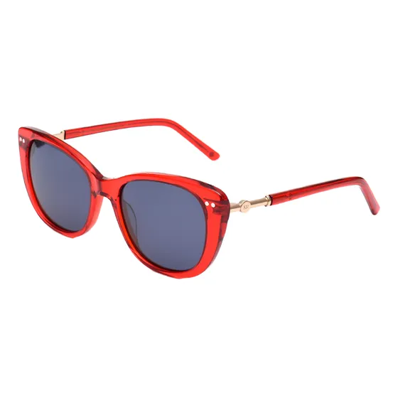 Lente De Sol Karina Rabolini Rojo/negro Gafas Polarizado