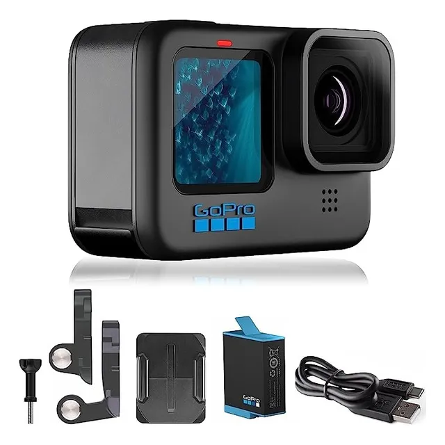 Gopro Hero11 Black Ultra Hd 5.3k60 Transmisión En Vivo Color Negro