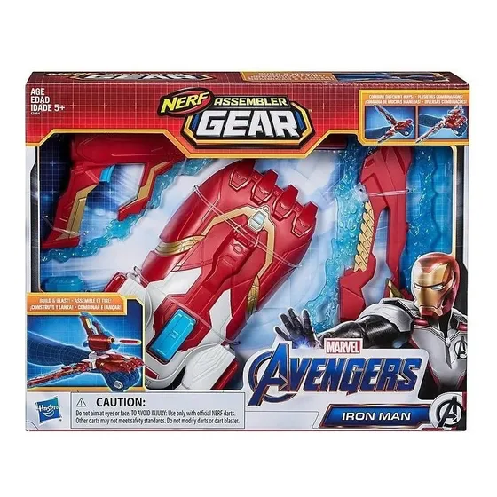 Nerf Avengers Iron Man Hasbro Construye Y Lanza Assembler 