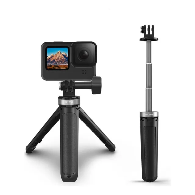 Trípode Selfie De Cámaras Deportivas Gopro U Otras - Telesin