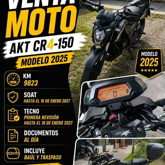 Moto Akt Cr4-150 2025