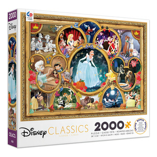 Ceaco 2000 Piece Disney/pixar Disney Classics Jigsaw Puzzle, Rompecabezas Para Niños Y Adultos Ceaco 2000 Piece Disney/pixar Disney Classics Jigsaw Puzzle, Rompecabezas Para Niños Y Adultos