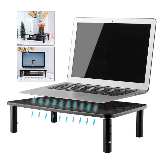 Soporte Base Monitor 3 Niveles Alturas Pc Notebook Pantallas