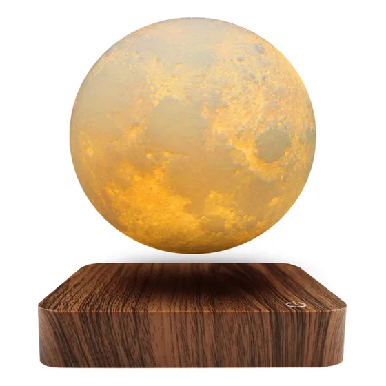 Lámpara Giratoria Levi Gadnic Luz Lunar Electromagnetica